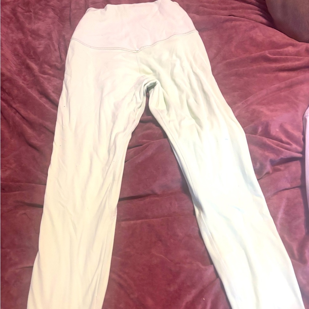 Lululemon legging light lime green